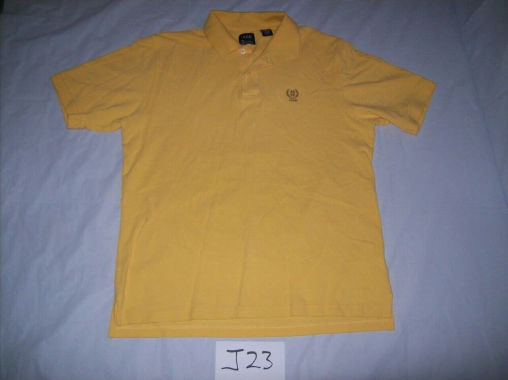 IZOD Polo Shirt Size Medium Yellow -0912J23